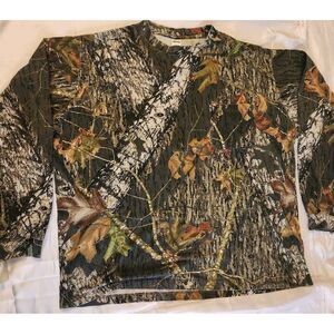 Vintage Liberty Mossy Oak Shirt‎ Men XL Break Up Camo Y2K Grunge Deer Hunting